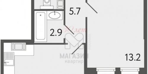 1-комн квартира Красноармейская 12-я ул,  д. 24
