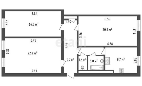 Продажа 3-комн квартиры на вторичном рынке Лермонтовский пр-кт,  д. 30