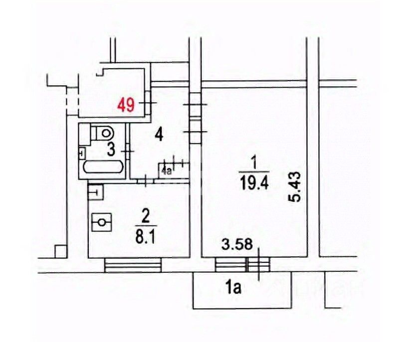 Продажа 1-комн квартиры на вторичном рынке Большая Серпуховская улица, 34К5