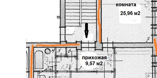 3-комн квартира улица Крупской, 39