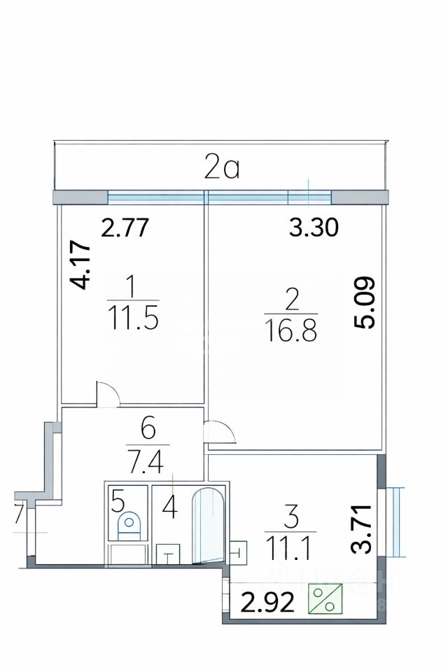 Продажа 2-комн квартиры на вторичном рынке Марьиной Рощи 2-я ул,  д. 16