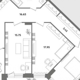 Продажа 3-комн квартиры на вторичном рынке ул Кустодиева,  д. 7,  к. 1