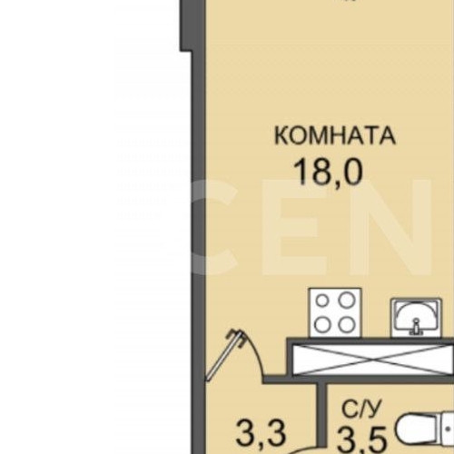 Студия улица Верхне-Каменская, 11к1
