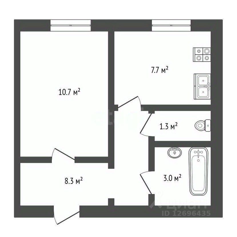 Продажа 1-комн квартиры на вторичном рынке улица Маршала Неделина, 30К1