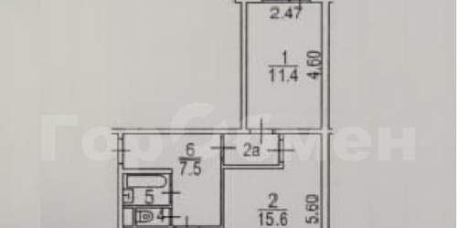 2-комн квартира Абрамцевская улица,  д. 1