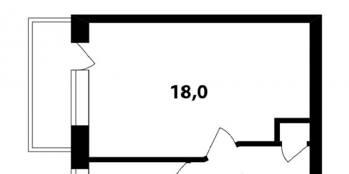 1-комн квартира улица Подводника Кузьмина,  д. 23