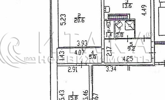 Продажа 2-комн квартиры на вторичном рынке Балканская М. ул