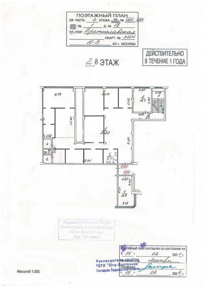 Аренда офиса ул Братиславская,  д. 18,  к. 1