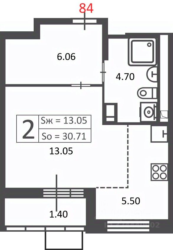 Продажа 1-комн квартиры на вторичном рынке 3-я Прядильная улица, вл4