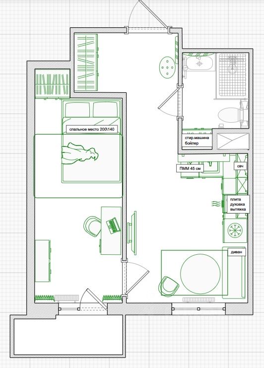 Аренда 1-комн квартиры на вторичном рынке Нейшлотский переулок, 21