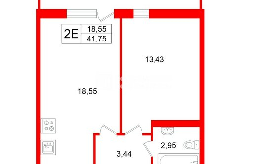 Продажа 1-комн квартиры на вторичном рынке Планерная улица