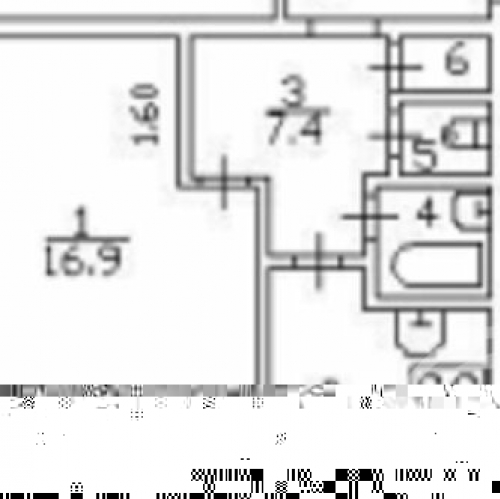 2-комн квартира Ленинский пр-кт