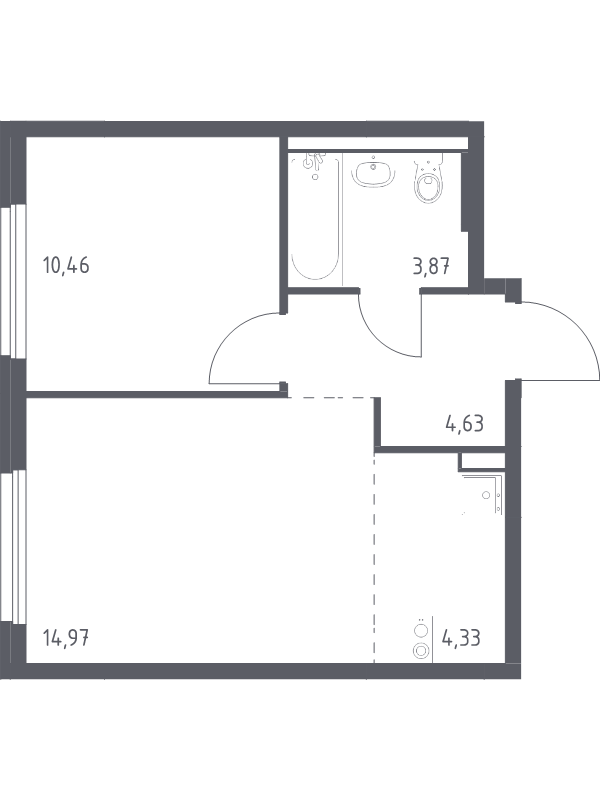 Продажа 1-комн квартиры в новостройке Кокошкино д,  к. 23