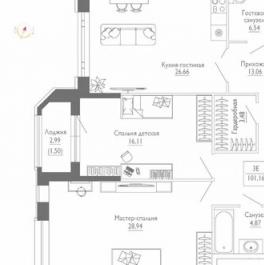 Продажа 2-комн квартиры на вторичном рынке 11-я линия,  д. 54