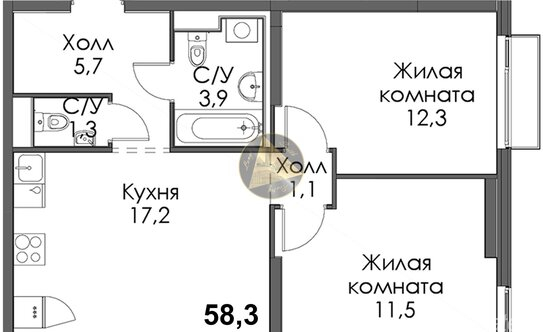 Продажа 2-комн квартиры на вторичном рынке Лиговский пр-кт