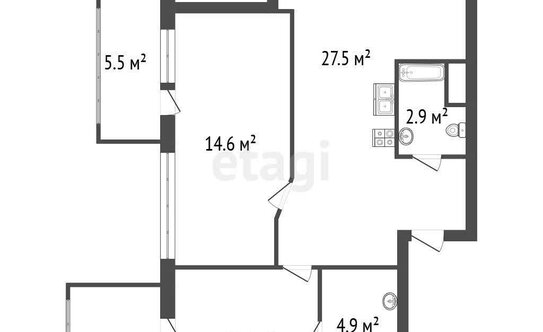 Продажа 2-комн квартиры на вторичном рынке Дыбенко ул,  д. 8,  к. 2
