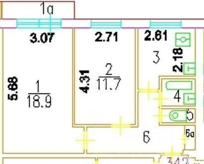 Продажа 2-комн квартиры на вторичном рынке ул Кантемировская,  д. 5,  к. 2