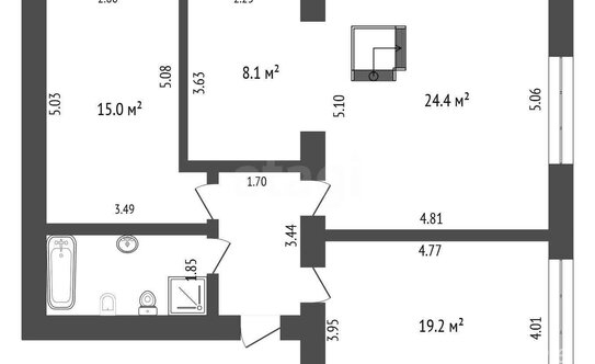 Продажа 5-комн квартиры на вторичном рынке Студенческая улица,  д. 32