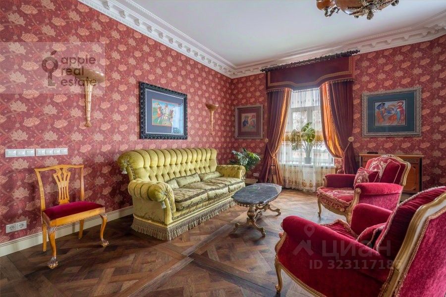Аренда 5-комн квартиры на вторичном рынке Петровский переулок, 5С9