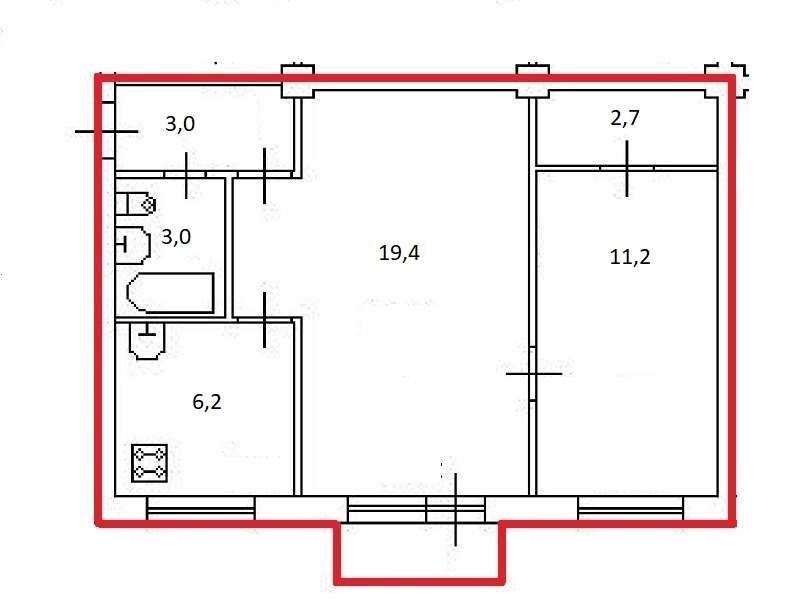 Продажа 2-комн квартиры на вторичном рынке Стасовой ул,  д. 5