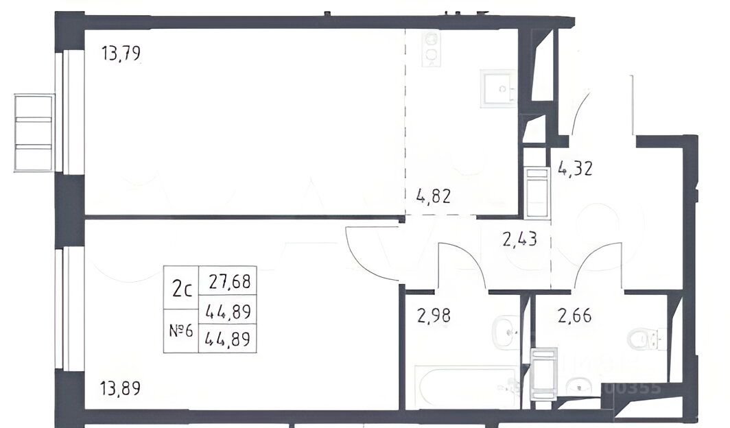 Продажа 1-комн квартиры на вторичном рынке улица Алхимовская, 1к5