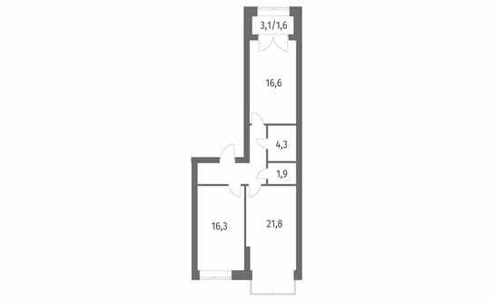 Продажа 2-комн квартиры на вторичном рынке улица Академика Константинова,  д. 1 к1 с1