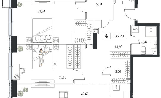 Продажа 4-комн квартиры на вторичном рынке Андропова пр-кт,  д. 9/1 к2