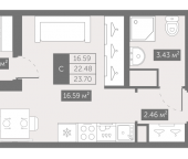 Продать Квартиры в новостройке Шушары п., Московское ш.   4
