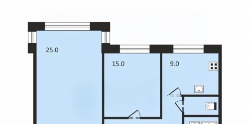 2-комн квартира Ивановская ул,  д. 7