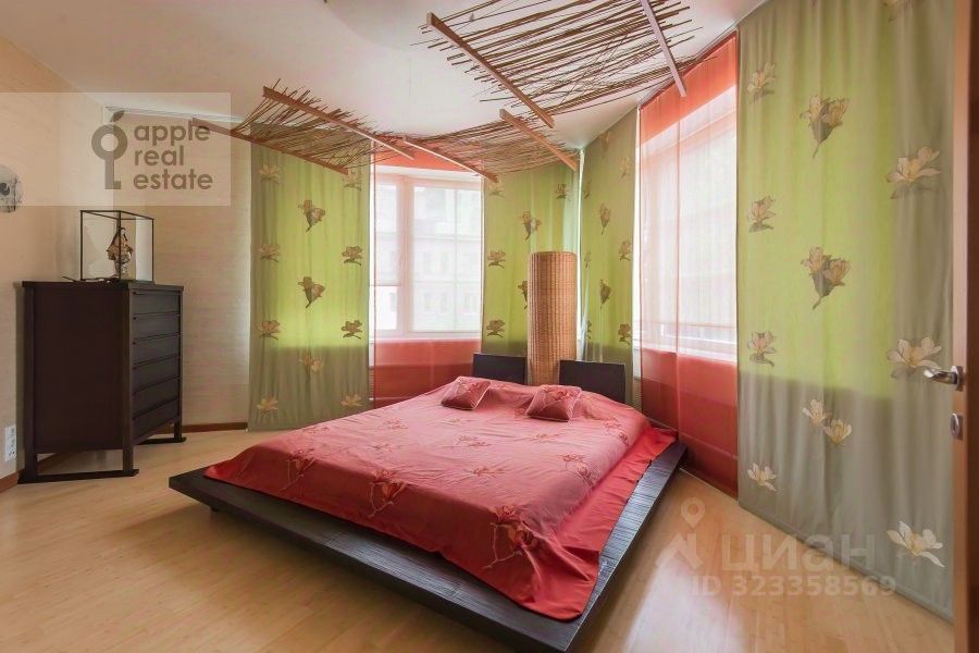 Аренда 3-комн квартиры на вторичном рынке 1-й Смоленский переулок, 17