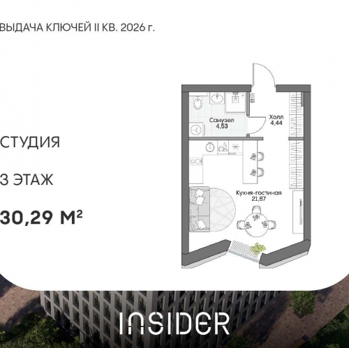 Студия Автозаводская ул, вл. 24к1