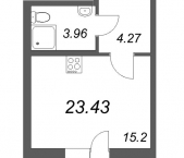 Продать Квартиры в новостройке Новосаратовка д., Покровская Дорога ул.   2.7