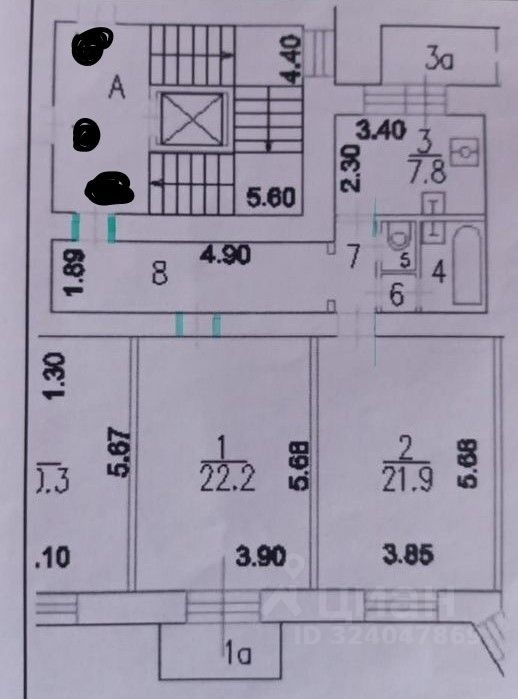 Продажа 2-комн квартиры на вторичном рынке 1-й Боткинский проезд, 4