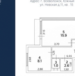 Продажа 1-комн квартиры на вторичном рынке Всеволожск, ул Невская,  д. 11