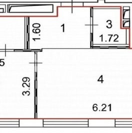 Продажа 2-комн квартиры на вторичном рынке ул Беломорская,  д. 23,  к. 4