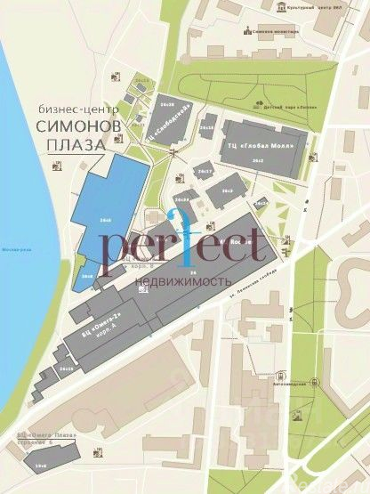 Аренда офиса Ленинская Слобода ул,  д. 26