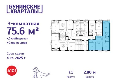Продажа 3-комн квартиры на вторичном рынке Коммунарка п, Потаповская Роща ул,  д. 11 к1