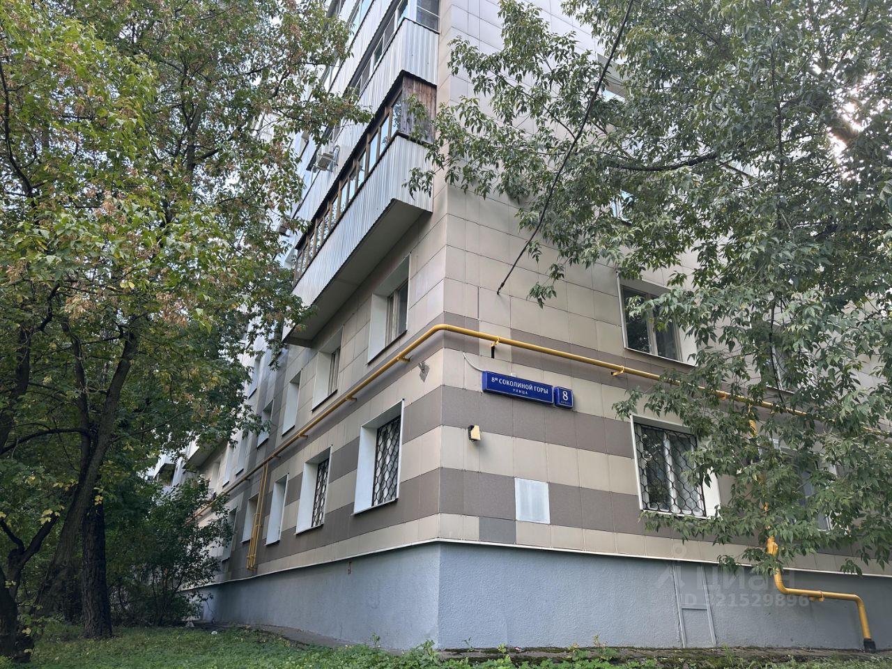 Продажа 3-комн квартиры на вторичном рынке улица 8-я Соколиной Горы,  д. 8К1