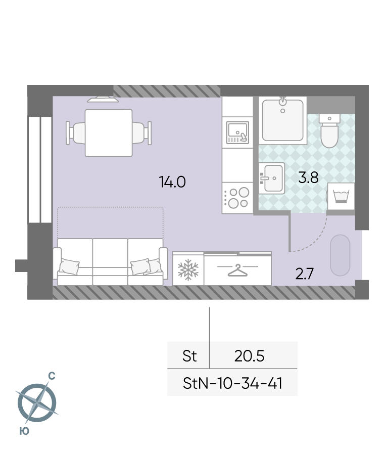 Продажа студии Автозаводская площадь, д.вл.23