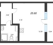 Продать Квартиры в новостройке Стрельна п., Будённого пр-кт   2.3
