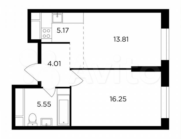 Продажа 2-комн квартиры в новостройке Гродненская улица,  д. 20