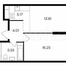 Продажа 2-комн квартиры в новостройке Гродненская улица,  д. 20