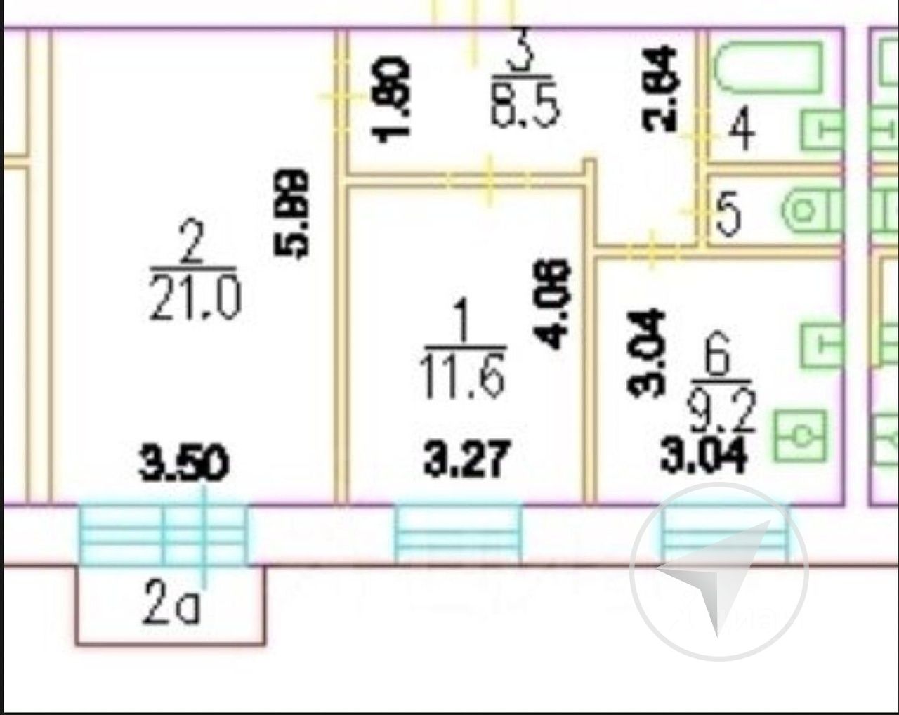 Продажа 2-комн квартиры на вторичном рынке улица Серпуховский Вал, 17