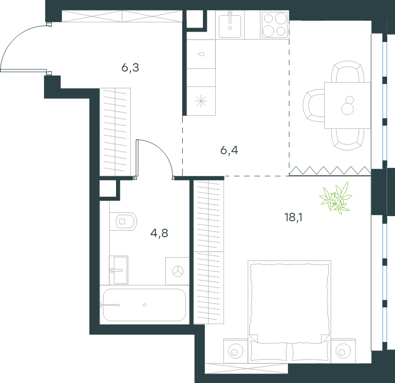 Продажа студии Москва г., Южнопортовая ул.,  к. 10