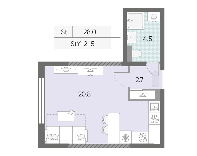 Продажа студии Москва г., Братьев Весниных б-р,  к. 1-3