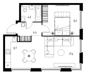 Продать Квартиры в новостройке Заречье п., Торговая ул.   5
