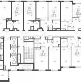 Продажа 1-комн квартиры в новостройке ул Крылатская,  д. 33,  к. 1