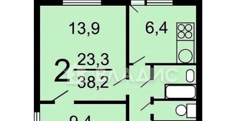 2-комн квартира ул Криворожская,  д. 23,  к. 2