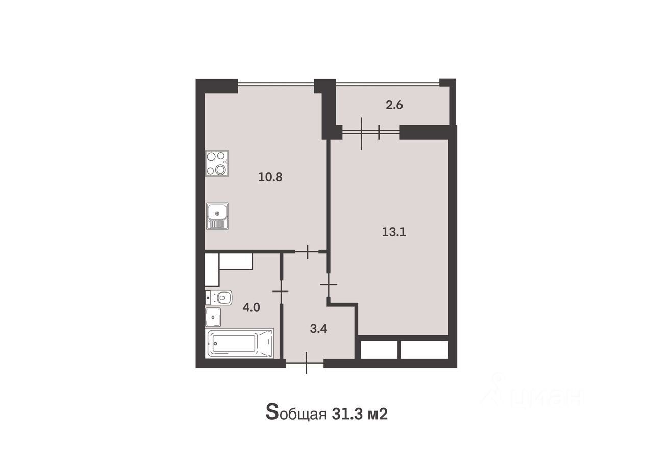 Аренда 1-комн квартиры на вторичном рынке Кубинская улица, 82к3с1