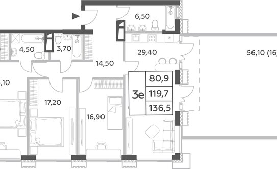 Продажа 4-комн квартиры на вторичном рынке проспект Генерала Дорохова,  д. вл1 к1
